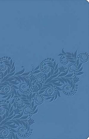 NKJV Gift Bible: Cornflour Blue, Leathersoft