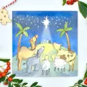 Star Christian Christmas Cards (Pack of 5)