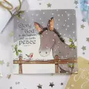 Little Donkey Christian Christmas Cards (Pack of 5)