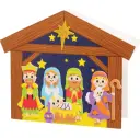 Nativity Scene Card Kits (Pack of 6)