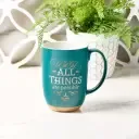 Mug Green/White With God All Things Matt. 19:26