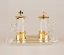 Gilt Finish Cruet Set