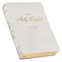 KJV Bible Super Giant Print Faux Leather, White