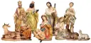 12" 11 Piece Resin Nativity Set