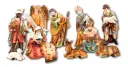 3 1/2" 11 Piece Resin Nativity Set