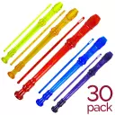 Mixed Colours Junior Descant Recorder 30 Pack