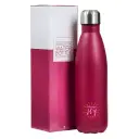 Choose Joy Pink Stainless Steel Water Bottle