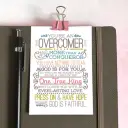 Overcomer Mini Card