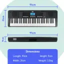 Axus 61 Note Slimline Touch Sensitive Keyboard