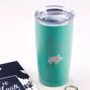 It Is Well Stainless Steel Mug in Green