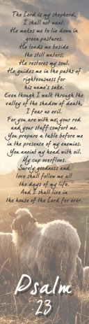 Psalm 23 Bookmark (pack of 10)