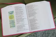 NIV, Beautiful Word Bible, Large Print, Imitation Leather, Pink: 500 Full-Color Illustrated Verses