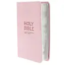 NIV Pocket Bible, Pink, Imitation Leather, Boxed, Gilt Edged, Ribbon Marker, Anglicised, Bible Reading Plan, Timeline, Book Overview, Helpful Bible Passages