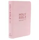 NIV Pocket Bible, Pink, Imitation Leather, Boxed, Gilt Edged, Ribbon Marker, Anglicised, Bible Reading Plan, Timeline, Book Overview, Helpful Bible Passages