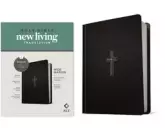 NLT Wide Margin Bible, Filament-Enabled Edition (Hardcover LeatherLike, Black Cross, Red Letter)