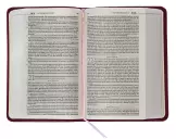 The Message Bible Compact, Bible, Pink, Imitation Leather, Durable Cover, Contemporary Language, Unique Verse-Numbering System