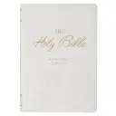 KJV Bible Super Giant Print Faux Leather, White