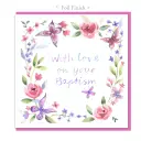 Baptism Butterflies Card