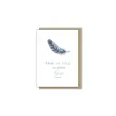 Under His Wings Little Note Encouragement Single Card