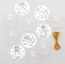 Nativity Colour-in Baubles - Pack of 8