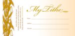 Offering Envelope-My Tithe (Leviticus 27:30) (Bill-Size) (Pack Of 100)