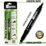 Double Ended Highlighter - Green