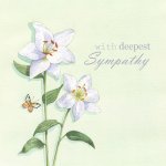 With Deepest Sympathy Single Card