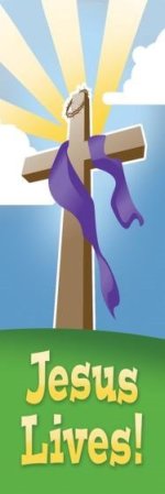 Bookmark-Jesus Lives! (Matthew 28:6  KJV) (Pack Of 25)