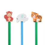 Jungle Animal Pencil Pack (3 designs) (FSC®)