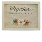 Wall Plaque-Together Is Our Favorite Place (16" x 12")