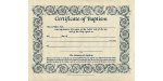 Baptism Certificate (Pack of 6)