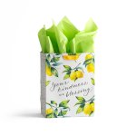 Kindness is a Blessing - Lemons - Medium Gift Bag with Tissue