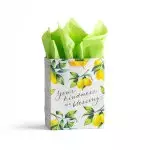 Kindness is a Blessing - Lemons - Medium Gift Bag with Tissue