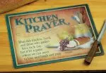 Kitchen Prayer Chopping Board