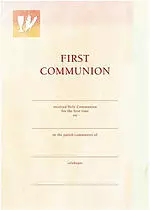 First Communion Peach / Cream - Pack of 10