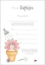 Certificate on Your Baptism Pack of 10