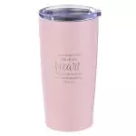 Mug SS Travel Pink Trust In Lord Prov. 3:5