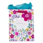 Be Joyful Always Multicolored Medium Gift Bag with Tissue Paper - 1 Thessalonians 5:16