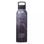 Water Bottle SS Black Stone Be Strong & Courageous Josh. 1:9