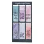 Beloved Scripture Favorites Set of 6 Inspirational Magnetic Bookmarks