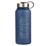 Water Bottle SS Blue I Know the Plans Jer. 29:11