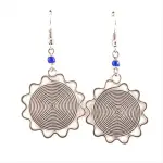 Sun Spiral Kenyan Earrings