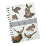 A5 Wiro Notebook With Dividers - Patricia Maccarthy  Countryside