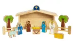 Deluxe Nativity Story Playset - 24 Pieces & Stable