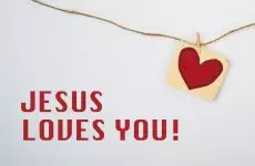 Outreach Postcard: Jesus Loves You (Package of 25)