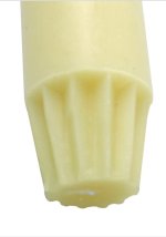 18" x 1 1/4" Fluted Altar Candles with Beeswax - Pack of 12