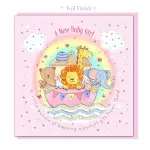 New Baby Girl Single Card