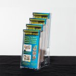 Expanda-Stand Multi-tier Tri-fold Leaflet Dispenser