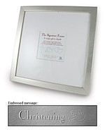 Signature Photograph Frame - Christening