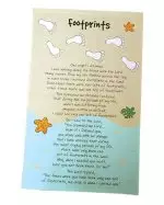 Footprints Tea Towel